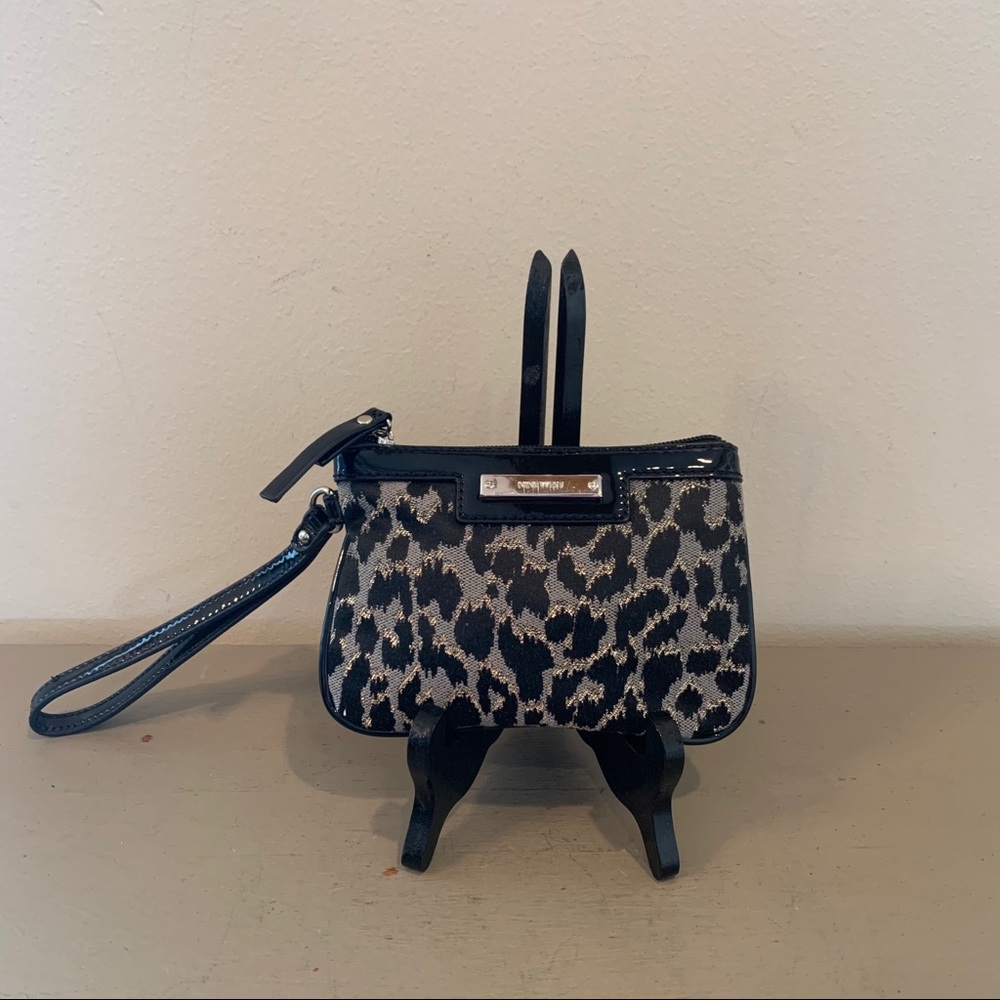 Nine West Leopard Print Wristlet